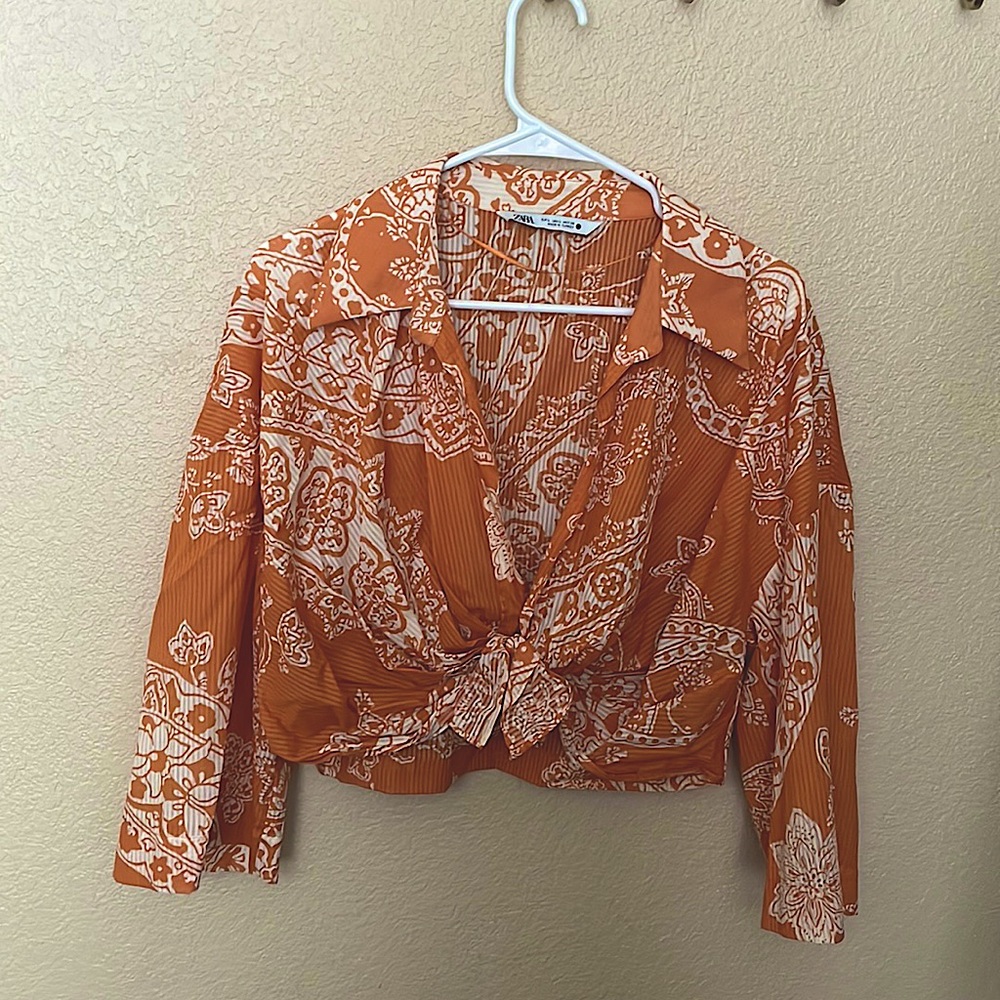 Zara vacay vibes top
